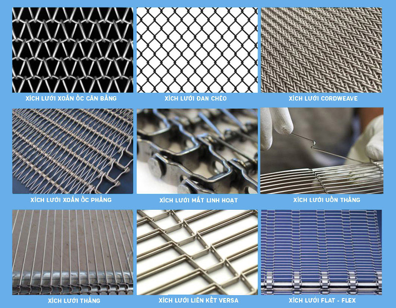 Các dạng lưới inox